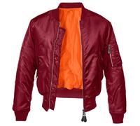 Brandit Veste MA1 textile Rouge foncé Homme 3XL