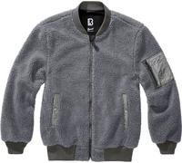 Brandit MA1 Sherpa Veste polaire Teddy, noir-gris, taille 4XL