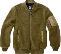 Brandit MA1 Sherpa Veste polaire Teddy, vert, taille 2XL