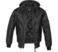 Brandit MA1 Sweat Veste à capuchon, noir, Taille 7XL
