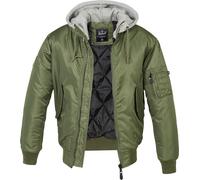 Brandit MA1 Sweat Veste à capuchon, olive, Taille 5XL