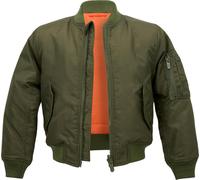 Brandit MA1 Veste pour enfants, olive, Taille 146-152