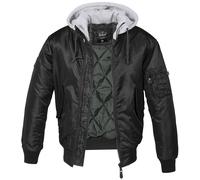 Brandit MA1 Veste Sweat à Capuche S-7XL Veste Bomber avec Capuche Blouson Veste