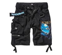 Brandit Iron Maiden Savage Fear Of The Dark Shorts Noir S Homme