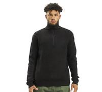 Brandit Marine Pull-over Troyer, noir, taille S pour homme
