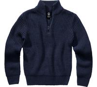 Brandit Marine Troyer, pull-over pour enfants 170/176 Bleu Foncé Bleu Foncé