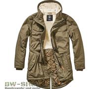 BRANDIT MARSH LAKE PARKA HOMME TEDDYFELL VESTE D'HIVER MANTEAU FISHTAIL...