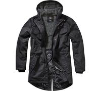 Brandit Marsh Lake Parka, veste en textile S Noir Noir