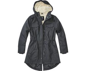 Brandit Marsh Lake Parka, veste textile femme L Gris Foncé Gris Foncé