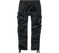 Brandit Men Pure Slim Fit Trousers Black XL