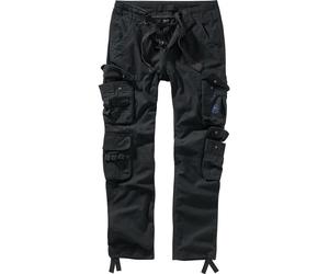 Brandit Men Pure Slim Fit Trousers Black XXL