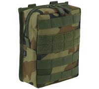 Brandit MOLLE Poche PALStte Cross Fermeture Éclair Organisateur Woodland Camo