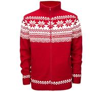 Brandit Norwegian, cardigan 4XL Rouge/Blanc Rouge/Blanc