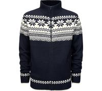 Brandit Norwegian, cardigan S Bleu Foncé/Blanc Bleu Foncé/Blanc