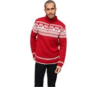 Brandit Chandail Troyer Norweger col montant Rouge S Homme