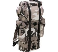Brandit Nylon Sac À Dos, Noir-Gris Pour Hommes Noir Gris