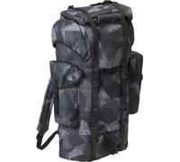 Brandit Nylon Sac à dos, noir/gris, Taille unique