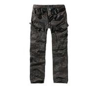 Brandit Pantalon cargo 'Adven' brocart / brun foncé / gris foncé, Taille 34