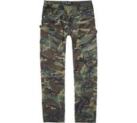 Brandit Pantalon cargo 'Adven' kaki / vert clair / vert foncé, Taille 34