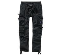 Brandit Pantalon Pure Slim Fit – coupe slim – noir – taille M (Homme)