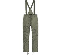 Brandit Pantalon fonctionnel 'Thermal Dungarees' olive, Taille S