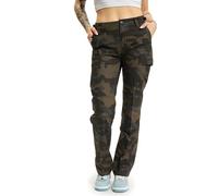 Brandit Pantalon Indéchirable BDU Femme Pantalon Cargo Noir Cargo