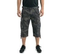 Brandit Pantalon cargo Industry Vintage - noisette/brun foncé/gris foncé/kaki - Taille 33