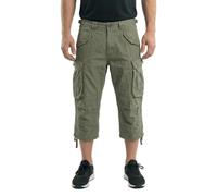 Brandit Pantalon cargo Industry Vintage 3/4 Olive Taille 33