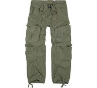 Brandit Pantalon Pure Vintage Trouser en olive S