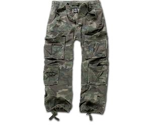 Brandit Pantalon Pure Vintage Trouser in Woodland XXL