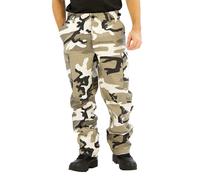 Brandit Pantalon US Ranger Blanc/Noir/Gris L Homme