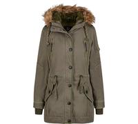 Brandit Parka d’hiver 'Emma' caramel / olive, Taille XXL