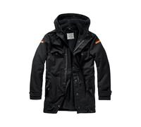 Brandit Manteau Bundeswehr Flag Coat Noir Homme Taille S