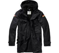 Brandit Parka Flag, veste textile 5XL Noir Noir