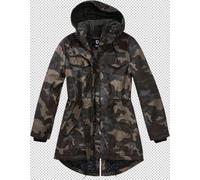 Brandit Parka mi-saison gris foncé / kaki / olive, Taille 4XL