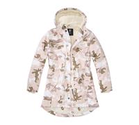 Brandit Parka mi-saison 'Marsh Lake' olive / rose clair / blanc, Taille S