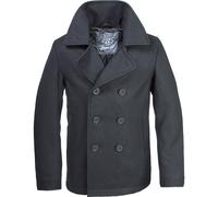 Brandit Pea Coat Noir L Homme