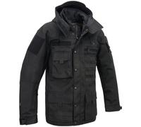 Brandit Performance Outdoor Jacket Coat Tactical Capuche Hydrofuge Noir