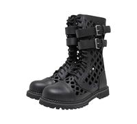 Brandit Phantom Grid Boots Unisexe Bottes de motard noir EU38 Cuir