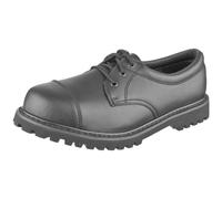 Brandit Phantom Militaires Bottes Armée Police Cadet Chaussures 3 Oeillet Noir