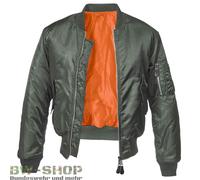 BRANDIT PILOTENJACKE MA1 US BOMBERJACKE ARMY FLIEGERJACKE BLOUSON SECURITY...