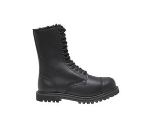 Brandit Plateforme Phantom Fur Liner 14 Eyelet Bottines Taille 4/EU 38 à UK13/EU 47, Doublure noire 14 œillets, 40 EU