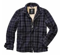 Brandit Veste polaire Classic Sherpa zippée Noir L Homme