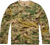 Brandit Premium Longsleeve Shirt Chemise, Camouflage Tactique, 4XL Hommes
