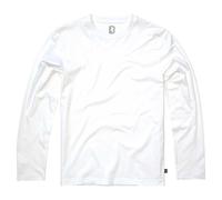 Brandit Premium Longsleeve Shirt Chemise, Blanc, L Hommes