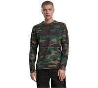 Brandit Premium Longsleeve Shirt Chemise, Woodland, L Hommes