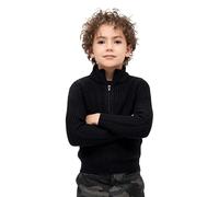 Brandit Pull Troyer Marine col montant noir 146-152 cm enfants