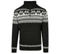 Brandit Pull-over Troyer Norweger col montant Noir 4XL Homme