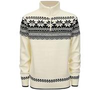 Brandit Pull-over Norvégien Troyer En Maille Zippé Outdoor Noir Rouge Blanc Navy