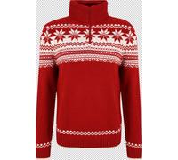 Brandit Pull-over rouge / blanc, Taille XL